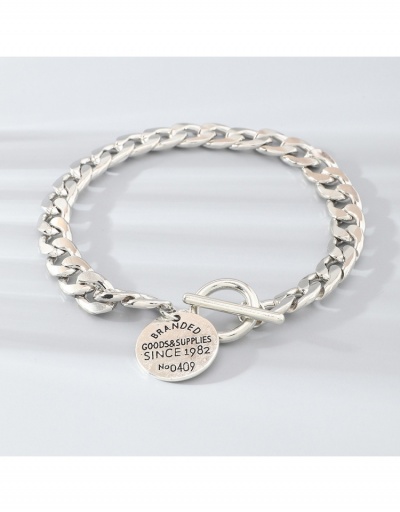 Replica  Hip-hop Style Letter Pendant Bracelet #796003 $7.83 USD for Wholesale