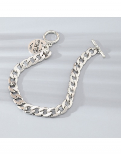 Replica  Hip-hop Style Letter Pendant Bracelet #796003 $7.83 USD for Wholesale