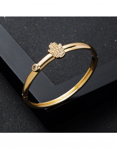 Fashion Gold Zircon Women Bracelet #796005 $16.02 USD, Wholesale Fashion Bracelet