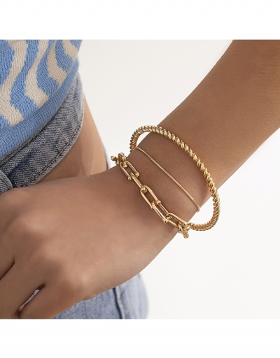 Replica Fashion Vintage Chain Bracelet For Women #796007 $6.94 USD for Wholesale