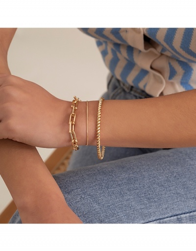 Replica Fashion Vintage Chain Bracelet For Women #796007 $6.94 USD for Wholesale