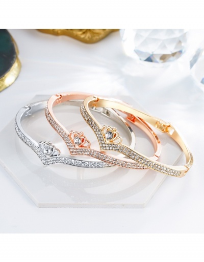 Replica Casual Easy Matching Rhinestone Bracelet #796008 $4.34 USD for Wholesale