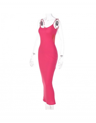 Replica  Sexy U Neck Hollowed Out Dress Sleeveless U Neck #796084 $21.11 USD for Wholesale