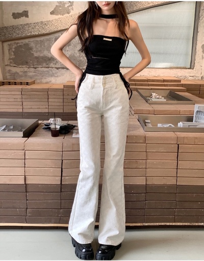  Summer High Waist Women's White Denim Pants #796117 $41.86 USD, Wholesale Fashion Jeans