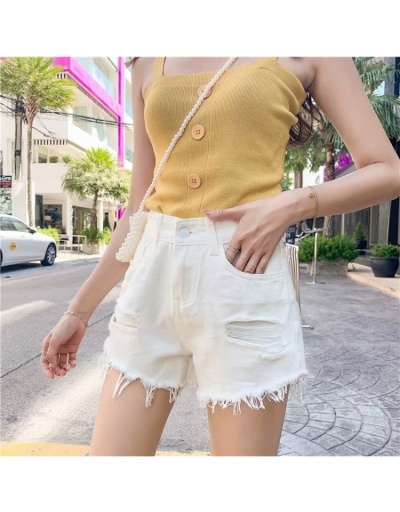 Replica  Summer Casual Ripped Raged Hem Denim Shorts #796135 $15.23 USD for Wholesale