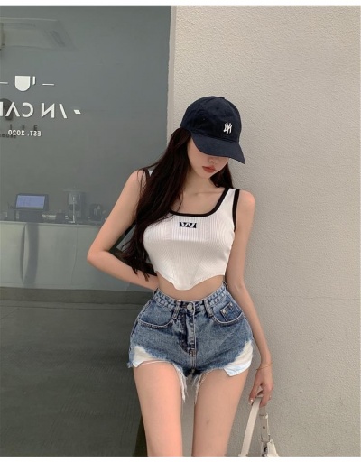 Replica  Summer High Waist Ripped Denim Shorts For Women #796166 $26.89 USD for Wholesale