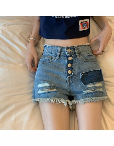 Women's Ripped Raged Hem Denim Shorts #796177 $27.51 USD, Wholesale Fashion Jeans