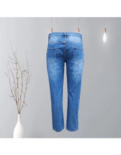 Replica Fashion Casual Ripped Printing Denim Jeans For Women #796181 $30.21 USD for Wholesale