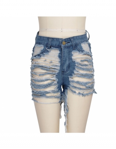 Replica  Summer Fashion Ripped Denim Shorts For Women #796183 $29.12 USD for Wholesale