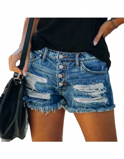 Replica  Summer Printing Women's Fashion Casual Denim Shorts #796184 $29.63 USD for Wholesale