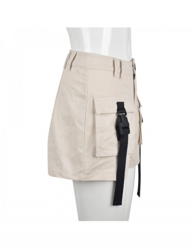 Replica Street Pockets Straight Cargo Shorts For Women #796196 $30.27 USD for Wholesale