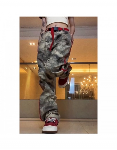 Replica  Women's Street Fashion Camouflage Jeans #796205 $28.08 USD for Wholesale