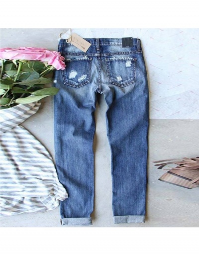 Replica Summer Patchwork Design Denim Long Jeans  #796207 $40.56 USD for Wholesale