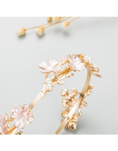  Rhinestone Faux Pearl Flower Versatile Headband #796220 $7.95 USD, Wholesale Fashion Hair Accessories