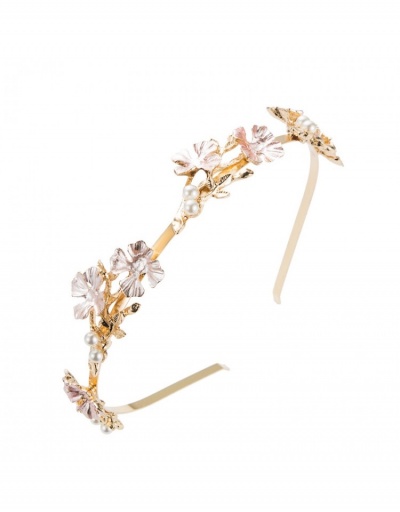 Replica  Rhinestone Faux Pearl Flower Versatile Headband #796220 $7.95 USD for Wholesale