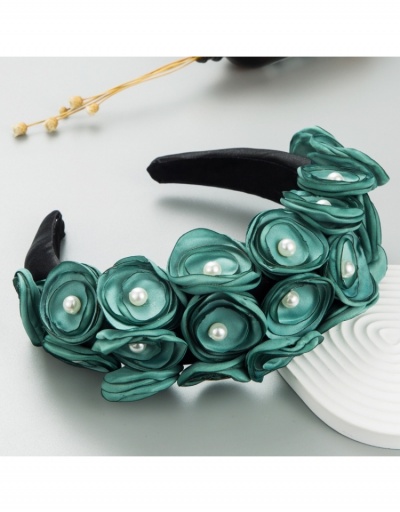 Replica  Fashion Flower Pearl Hair Headband  #796222 $16.35 USD for Wholesale