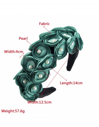 Replica  Fashion Flower Pearl Hair Headband  #796222 $16.35 USD for Wholesale