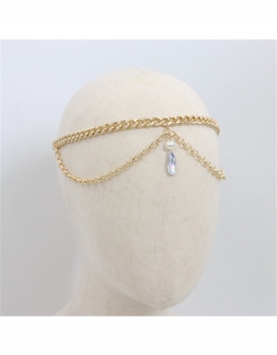 Replica National Style Hollow Out Faux Pearl Metal Hair Accessories #796228 $7.97 USD for Wholesale