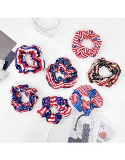  American Flag Hair Scrunchy For Women #796230 $3.61 USD, Wholesale Fashion Hair Accessories