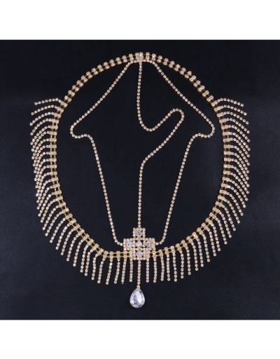  Fashion Tassel Rhinestone Pendant Headband #796243 $26.07 USD, Wholesale Fashion Hair Accessories