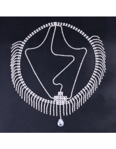 Replica  Fashion Tassel Rhinestone Pendant Headband #796243 $26.07 USD for Wholesale