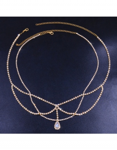   Bohemian Retro Multi-Layer Rhinestone Hair Chain  #796246 $12.15 USD, Wholesale Fashion Hair Accessories