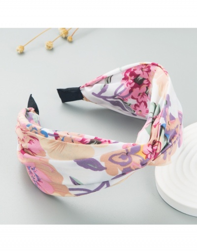 Korean Style Printed Rural Style Hair Hoop #796263 $6.89 USD, Wholesale Fashion Hair Accessories