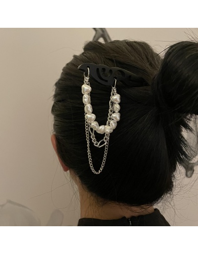 Vintage Faux Pearl Chain Hair Accessories #796278 $9.31 USD, Wholesale Fashion Hair Accessories