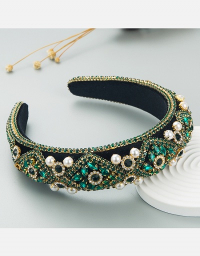 Replica Faux Pearl Patch Female Hair Hoop #796283 $19.96 USD for Wholesale