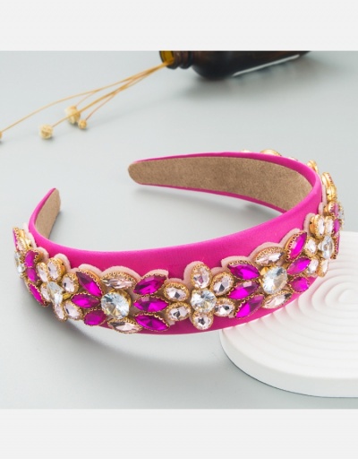 Replica Glass Drill Patchwork Hair Bands For Women #796286 $16.53 USD for Wholesale