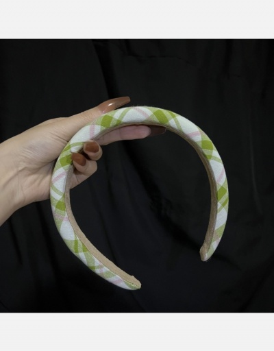 Replica Korean Style Trending Plaid Wide Hair Hoop #796287 $5.72 USD for Wholesale