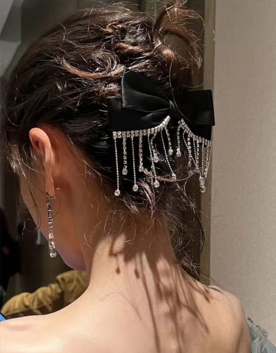 Replica Stylish Rhinestone  Bow Tassel Hair Accessories #796288 $6.94 USD for Wholesale