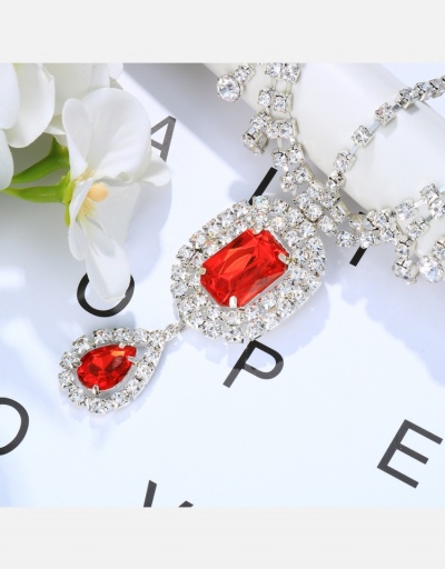 Replica Temperament Contrast Color Pendant Rhinestone Headdress #796295 $16.36 USD for Wholesale