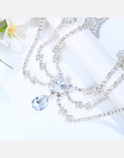 Replica Gorgeous Rhinestone Multilayer Pendant Bridal Headdress #796297 $19.31 USD for Wholesale