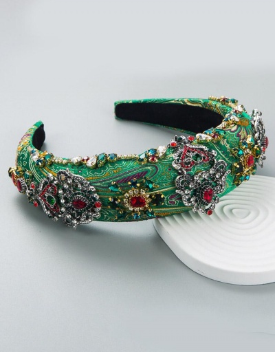 Replica Vintage Rhinestone Embroidery Design Hair Accessories #796305 $30.28 USD for Wholesale