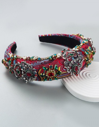 Replica Vintage Rhinestone Embroidery Design Hair Accessories #796305 $30.28 USD for Wholesale