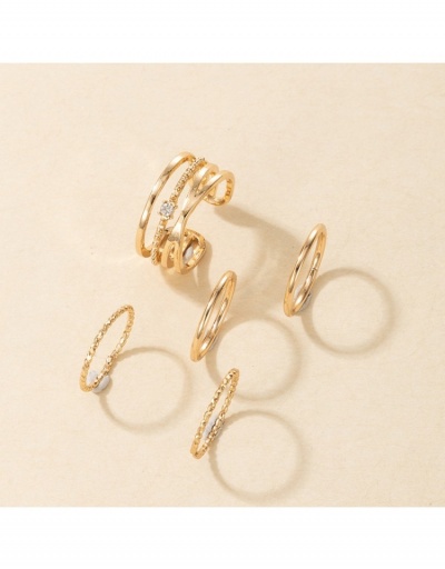 Replica Alloy Easy Matching Rhinestone Ring Sets For Women #796315 $3.98 USD for Wholesale