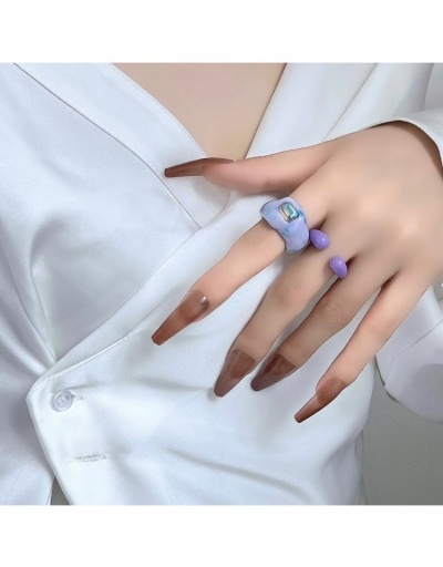 Fashion Easy Matching Purple Ring For Ladies #796319 $6.63 USD, Wholesale Fashion Ring