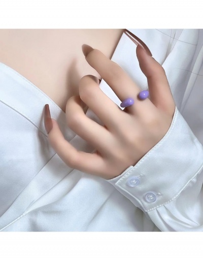 Replica Fashion Easy Matching Purple Ring For Ladies #796319 $6.63 USD for Wholesale