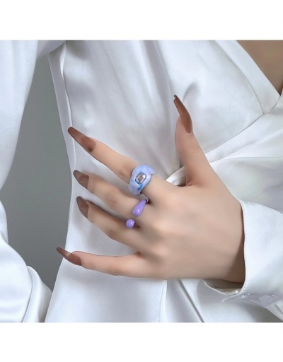 Replica Fashion Easy Matching Purple Ring For Ladies #796319 $6.63 USD for Wholesale