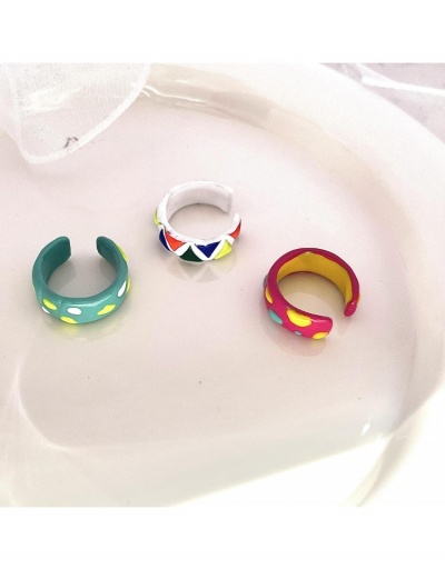 Replica Fashion Contrast Color Open Ring #796323 $9.96 USD for Wholesale