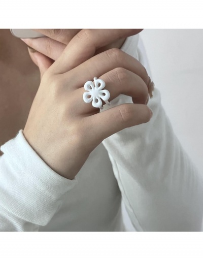 Replica  Original Sweet Flower Pure Color Ring #796327 $7.85 USD for Wholesale