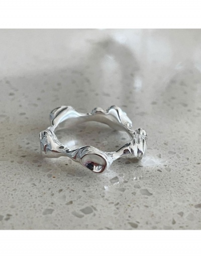 Replica  Versatile Fashion Pure Color Metal Decor Ring #796332 $4.70 USD for Wholesale