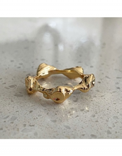 Replica  Versatile Fashion Pure Color Metal Decor Ring #796332 $4.70 USD for Wholesale