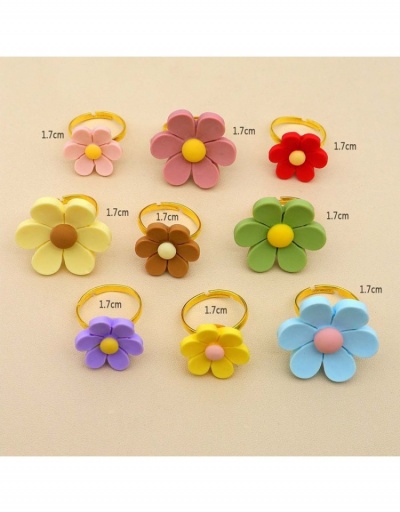 Replica  Sweet Flowers 9 Pieces Ring Sets #796335 $6.83 USD for Wholesale