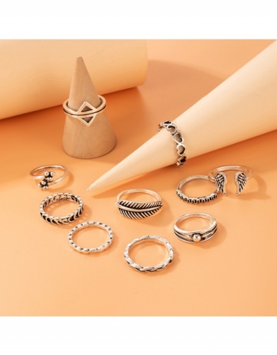 Replica  Wholesale Retro 10 Piece Ring Set #796341 $5.54 USD for Wholesale