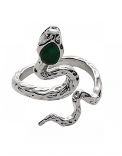  Exaggerated Snake Shaped Ring For Women #796347 $10.48 USD, Wholesale Fashion Ring