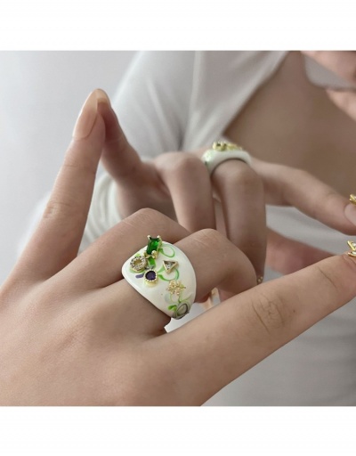 Replica  Chinese Style Contrast Color Ring For Ladies #796351 $10.33 USD for Wholesale