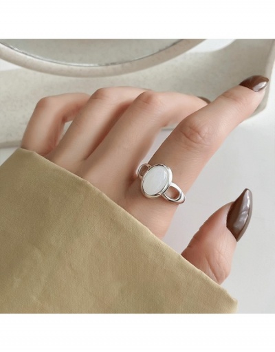 Replica  Fashion White Agate Ring For Ladies #796352 $4.70 USD for Wholesale