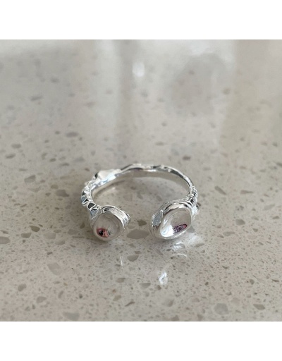 Replica Open Platinum Plating Chic Fashion Rings For Women #796357 $4.70 USD for Wholesale